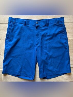 Callaway 42” Waist Golf Shorts Royal Blue Flat Front